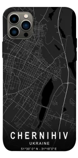 Чохол на Apple iPhone 12 Pro (6.1") Chernihiv map фото 1 з 1