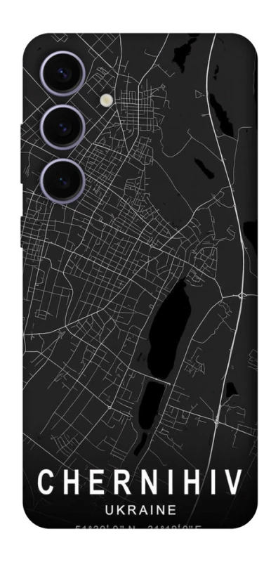 Чехол на Samsung Galaxy S25+ Chernihiv map фото 1 из 1