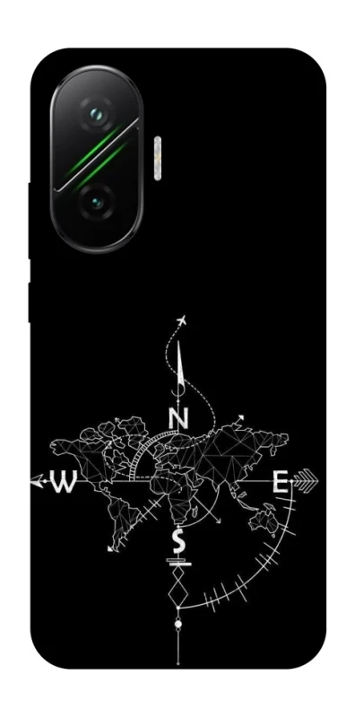 Чохол на Xiaomi Poco F7 Travel Map фото 1 з 1