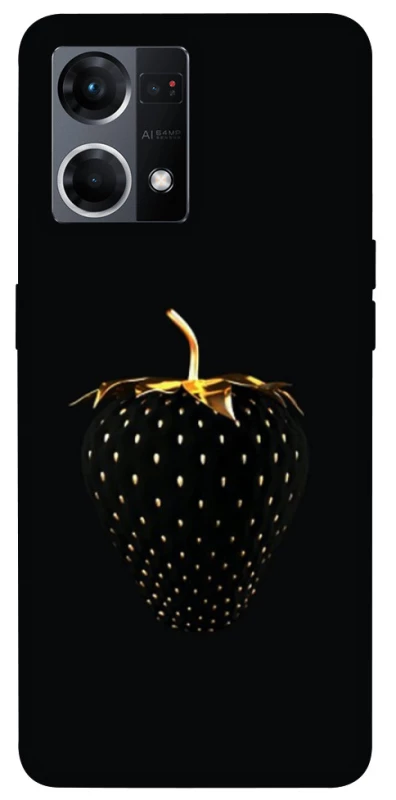 Чохол на Oppo Reno 7 4G Чорна полуниця фото 1 з 1