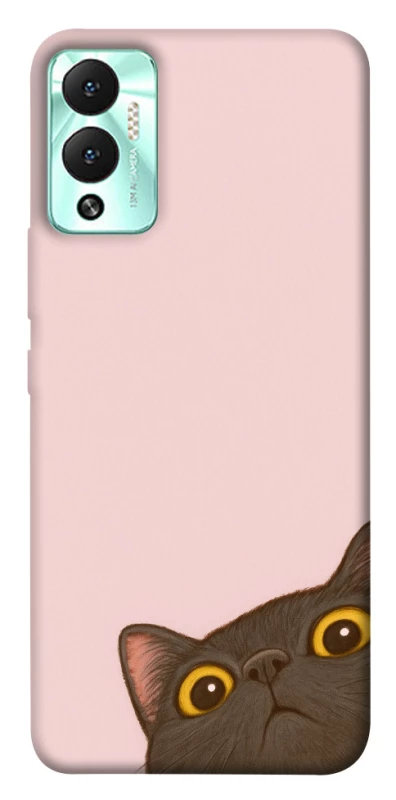 Чохол на Infinix Hot 12 Play Peeping cat фото 1 з 1