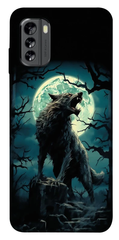 Чехол на Nokia G60 Волк под луной фото 1 из 1