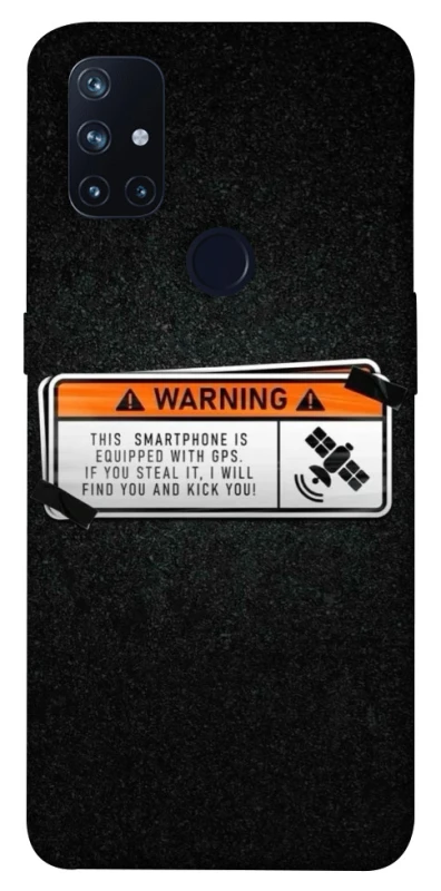 Чохол на OnePlus Nord N10 5G Warning фото 1 з 1