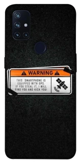 Чехол на OnePlus Nord N10 5G Warning фото 1 из 1
