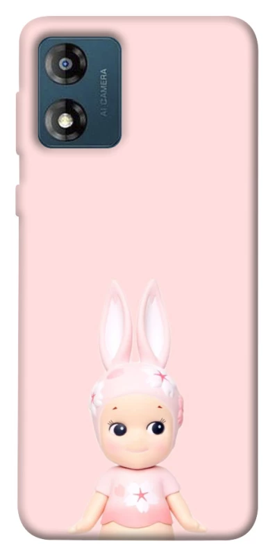 Чохол на Motorola Moto E13 Sakura Bunny Solo фото 1 з 1