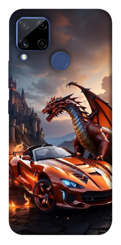 Чохол на Realme C15 Сar and dragon фото 1 з 1