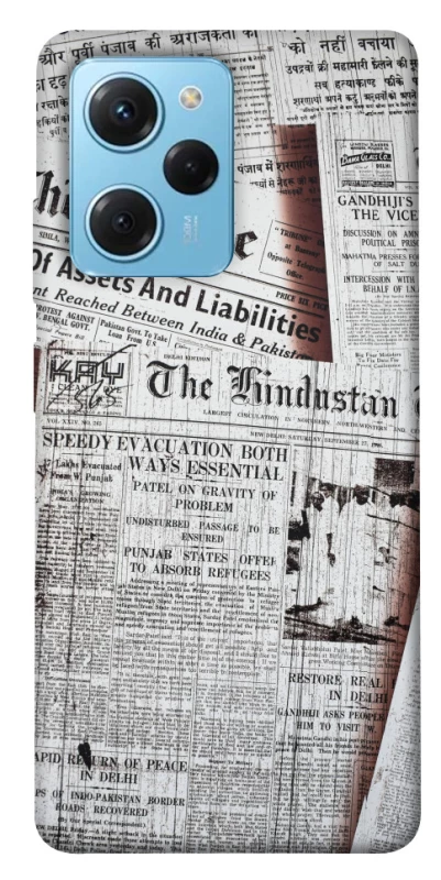 Чохол на Xiaomi Poco X5 Pro 5G Газети фото 1 з 1