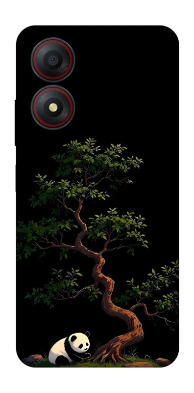 Чохол на ZTE Blade A34 4G Panda and tree фото 1 з 1