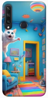 Чохол на Huawei Y6p crazy cat фото 1 з 1