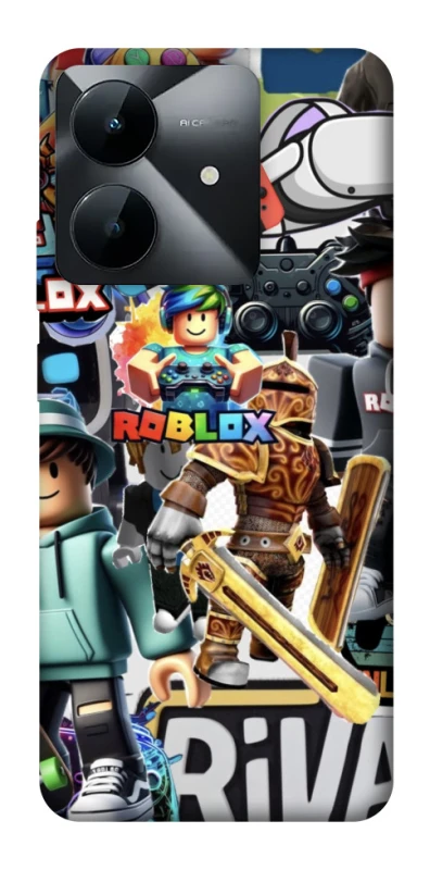Чохол на Realme Note 60x Roblox collage ver.1 фото 1 з 1