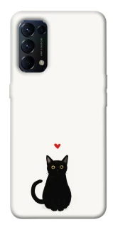 Чохол на Oppo Reno 5 4G cat in love фото 1 з 1