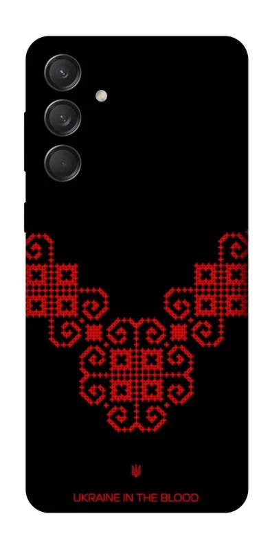 Чохол на Samsung Galaxy M55 Чорно-червона вишиванка фото 1 з 1