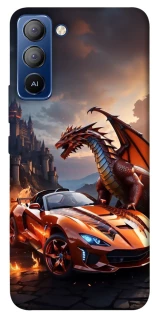 Чехол на TECNO Pop 5 LTE Сar and dragon фото 1 из 1