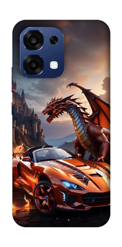 Чохол на Oppo A6 Pro 4G/5G Сar and dragon фото 2 з 2