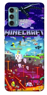 Чехол на Motorola Moto G60 Minecraft world фото 1 из 1