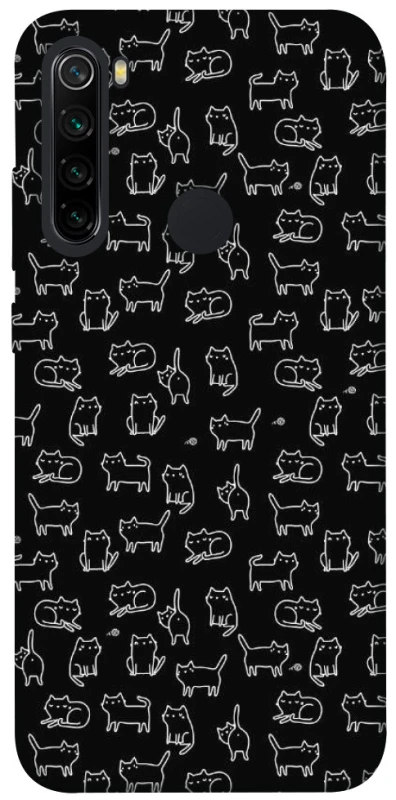 Чохол на Xiaomi Redmi Note 8 Black Cats фото 1 з 1