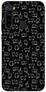 Чехол на Xiaomi Redmi Note 8 Black Cats фото 1 из 1