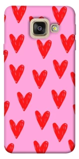 Чохол на Samsung A520 Galaxy A5 (2017) Red hearts 2 фото 1 з 1