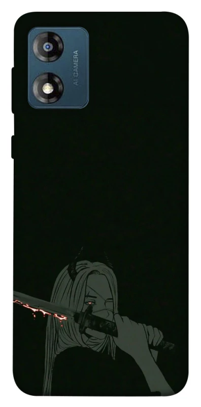 Чохол на Motorola Moto E13 Людина-бензопила фото 1 з 1