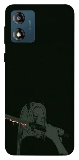 Чохол на Motorola Moto E13 Людина-бензопила фото 1 з 1