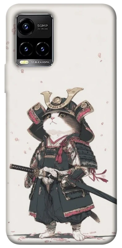 Чохол на Vivo Y21 / Y33s Samurai Cat Warrior фото 1 з 1
