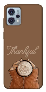 Чохол на Motorola Moto G23 Thankful coffee фото 1 Чохол на Motorola Moto G23 Thankful coffee фото 1 з 1