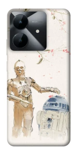 Чохол на Realme Note 60x Star Wars robots фото 1 з 1