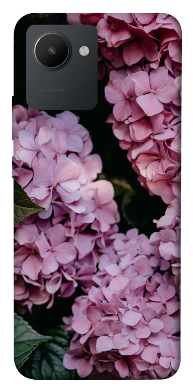Чохол на Realme C30s Рожеві гартензії фото 1 з 1