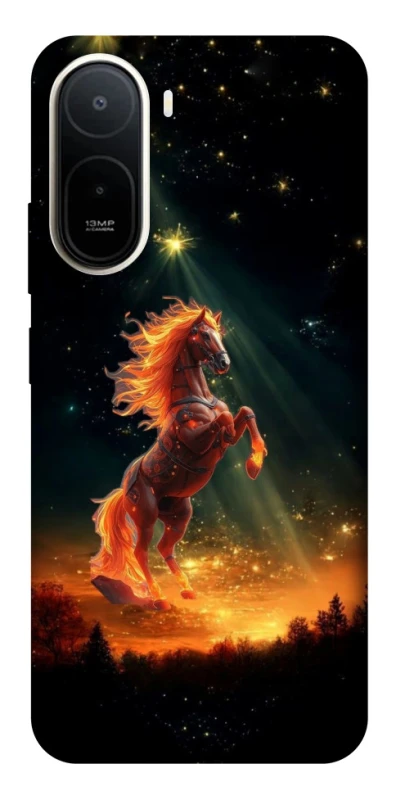 Чехол на Xiaomi Redmi A7 Pro 4G Red Fire Horse ver.2 фото 2 из 2