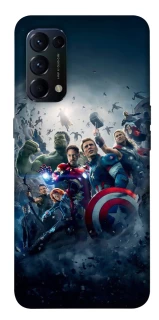 Чохол на Oppo Reno 5 4G Marvel heroes фото 1 з 1