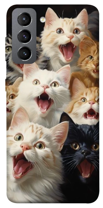 Чехол на Samsung Galaxy S21 FE Коты фото 1 из 1
