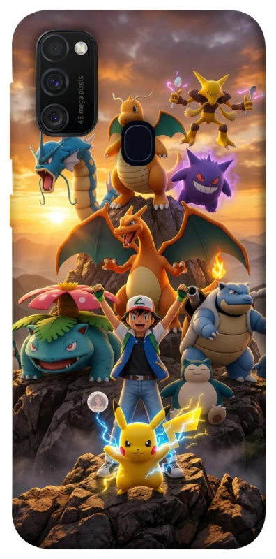 Чехол на Samsung Galaxy M30s / M21 Pokemon фото 1 из 1