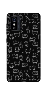 Чохол на ZTE Blade L9 Black Cats фото 1 Чохол на ZTE Blade L9 Black Cats фото 1 з 1
