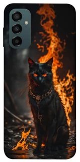 Чехол на Samsung Galaxy M14 5G Огненный кот фото 1 из 1