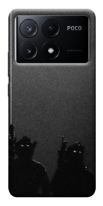 Чохол на Xiaomi Poco X6 Night operations фото 1 з 1
