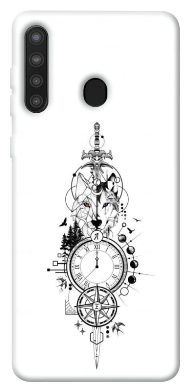 Чехол на Samsung Galaxy A21 Tattoo ver.8 фото 1 из 1