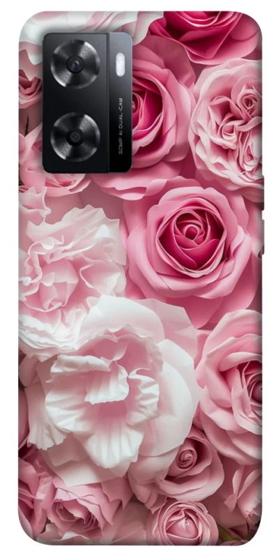 Чохол на Oppo A77s Рожеві Квіти фото 1 з 1