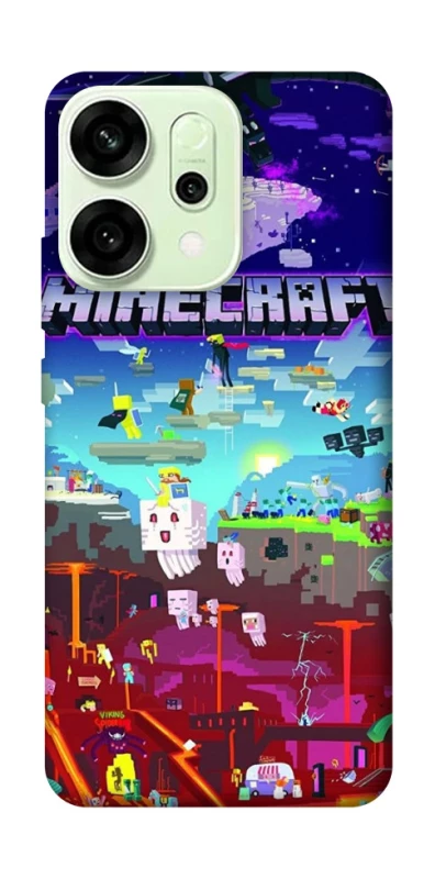 Чохол на Oppo Reno 14 Minecraft world фото 1 з 1