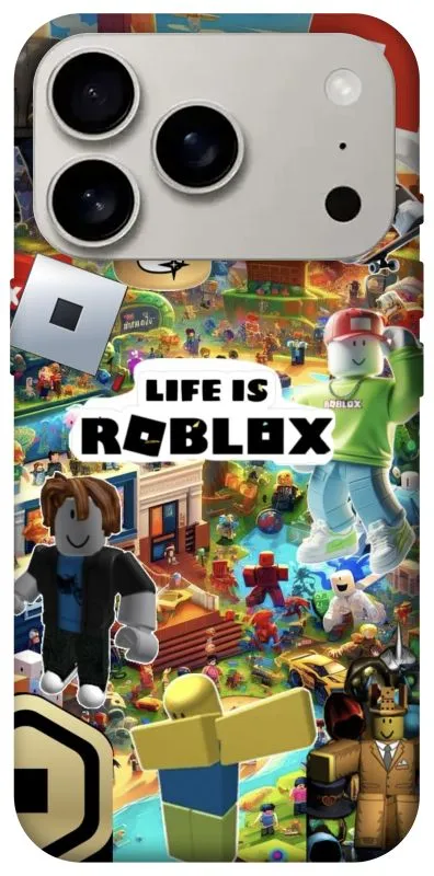 Чехол на Apple iPhone 18 Pro Life is Roblox фото 1 из 2
