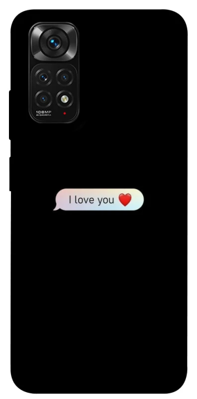 Чехол на Xiaomi Redmi Note 11 (Global) / Note 11S Love aesthetic ver.10 фото 1 из 1