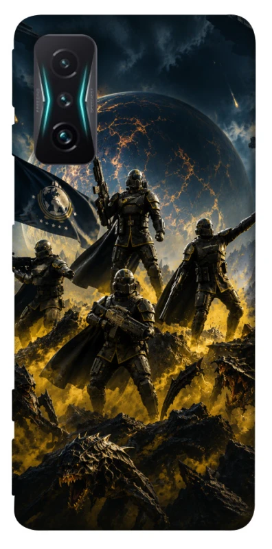 Чохол на Xiaomi Redmi K50 Gaming HELLDIVERS фото 1 з 1