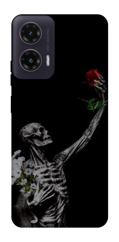 Чехол на Motorola Moto G35 Skeleton vs Rose фото 1 из 1