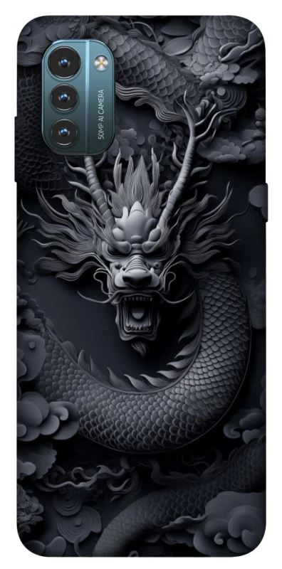 Чехол на Nokia G21 black dragon фото 1 из 1