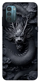 Чехол на Nokia G21 black dragon фото 1 из 1