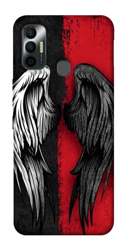 Чехол на TECNO Spark 7 Angel and Devil фото 1 из 1