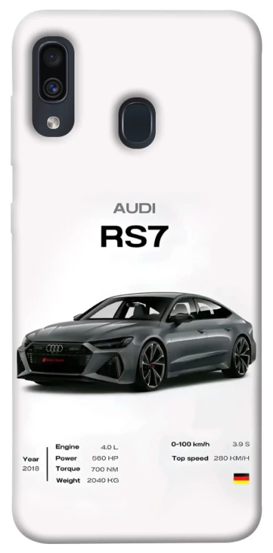 Чехол на Samsung Galaxy A20 / A30 Audi RS7 фото 1 из 1