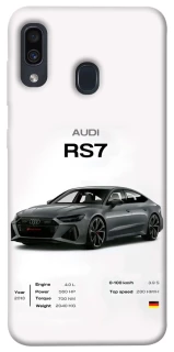 Чехол на Samsung Galaxy A20 / A30 Audi RS7 фото 1 из 1