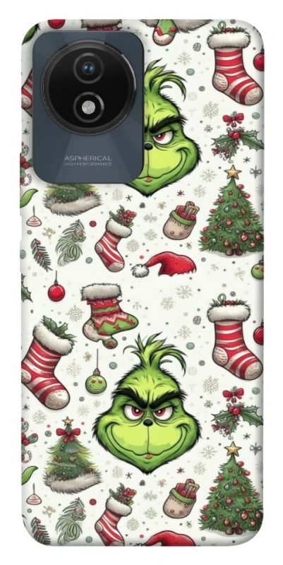 Чохол на Vivo Y02 Grinch mood ver.3 фото 1 з 1