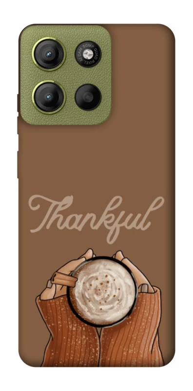 Чохол на Motorola Moto G15 4G Thankful coffee фото 1 з 1