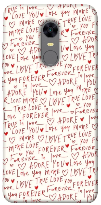 Чехол на Xiaomi Redmi 5 Plus / Redmi Note 5 (Single Camera) Love aesthetic ver.4 фото 1 из 1